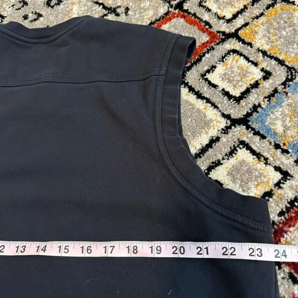 Ping Men's Pullover Sweater Vest Size XL Black Cotton Sleeveless V-Neck GOLF - Picture 7 of 8